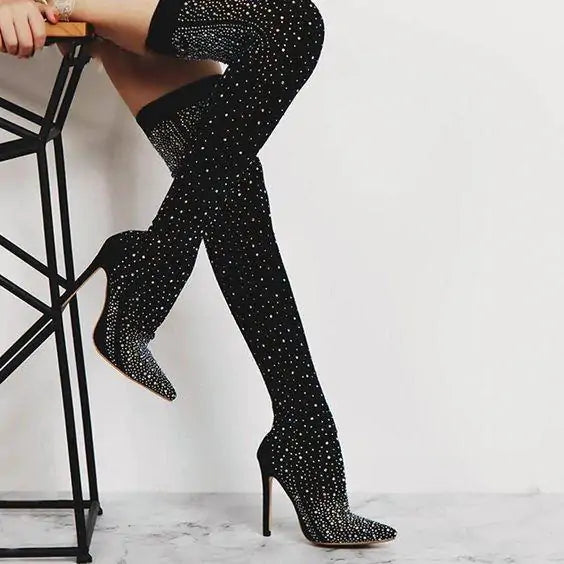 Crystal Boots - Elegant Footwear for Every Occasion