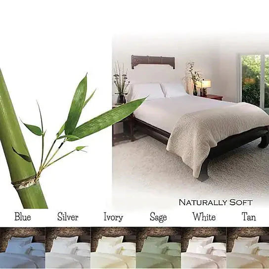 6-Piece Luxury Soft Bamboo Bed Sheet Set - 12 Colors