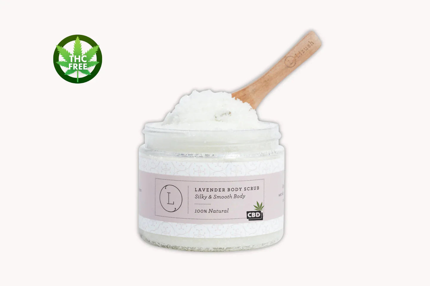Lavender Body Scrub with CBD - Natural Exfoliant