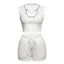 Trendy Sleeveless Streetwear Suit