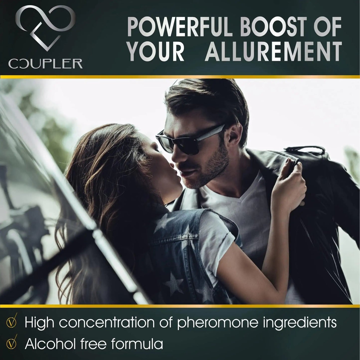 Eau de Cologne aux Pheromones pour Hommes - 10ml Huile Parfumée Premium