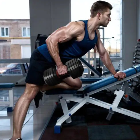 Juego de Mancuernas Ajustables de 55LB para Entrenamientos en Casa