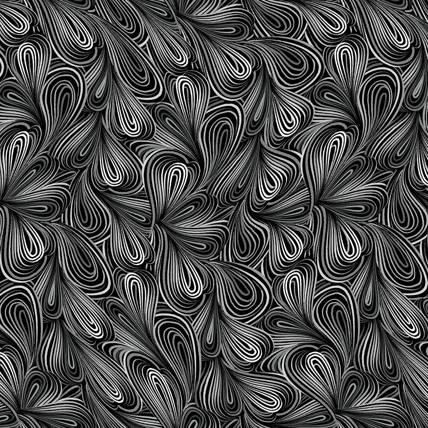 Gray Color Flow Cotton Wideback Fabric - Premium Quality