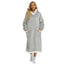Hoodie en Flanelle Super Long pour un Confort Ultime