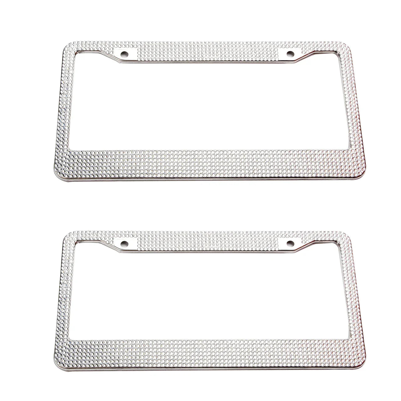 Juego de Marcos para Placas de Licencia con Brillantes Strass