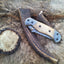 Titan Edge Damascus Steel Tanto Folding Knife with Bone Handle – Your Ultimate EDC Companion - Korvel