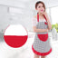 Tablier en Coton Lin Nordic avec Nœud pour Décoration de Cuisine à Domicile
