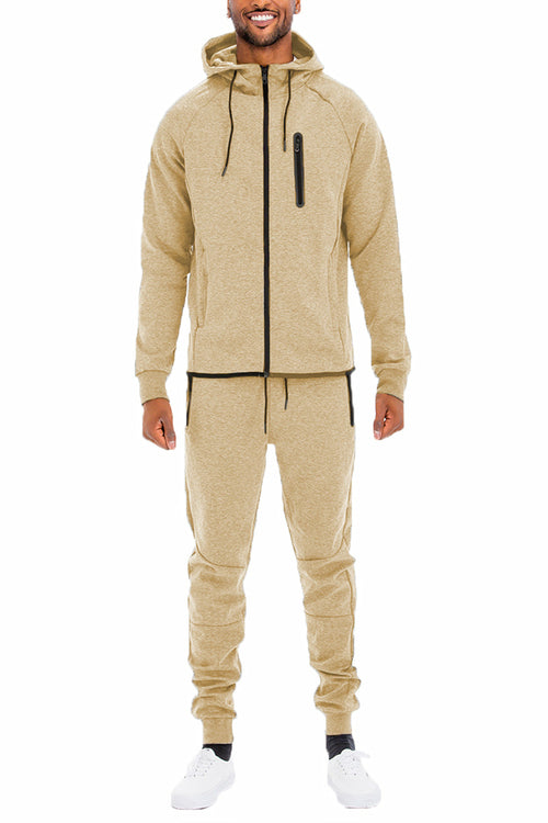 Conjunto de Sudadera Sólido Dinámico