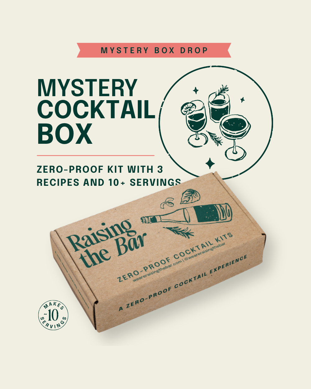 Kit de Cócteles Misterioso Sin Alcohol