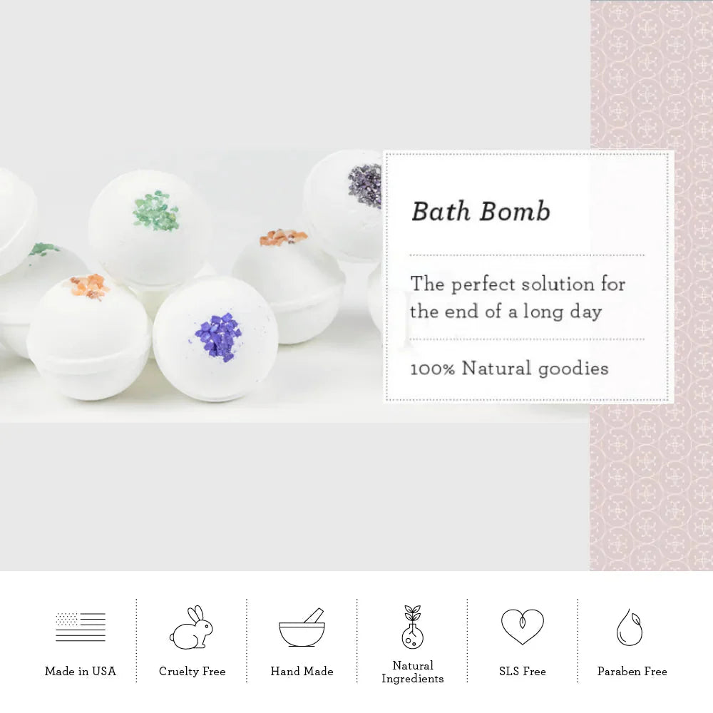 Luxurious Bath and Shower Gift Set - 3 Bath Bombs & 8 Shower Steamers