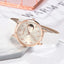 Conjunto de Reloj y Pulsera con Números de Luna