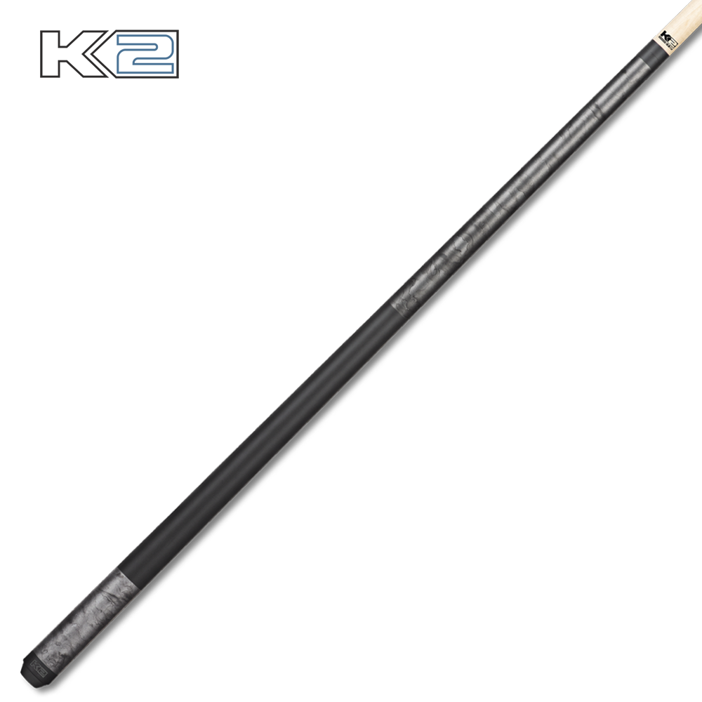 K2 Matte Smoke Cue with Black Grip - Precision Performance