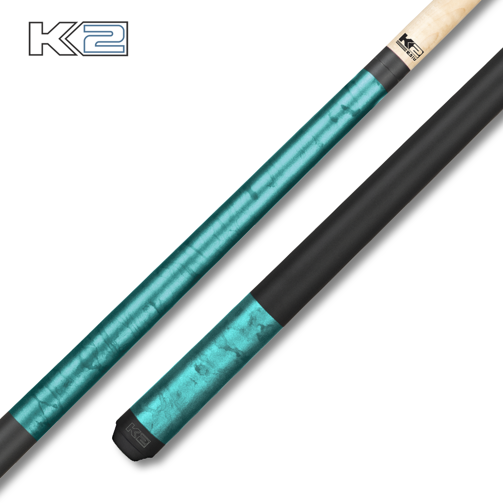 K2 Matte Smoke Cue with Black Grip - Precision Performance