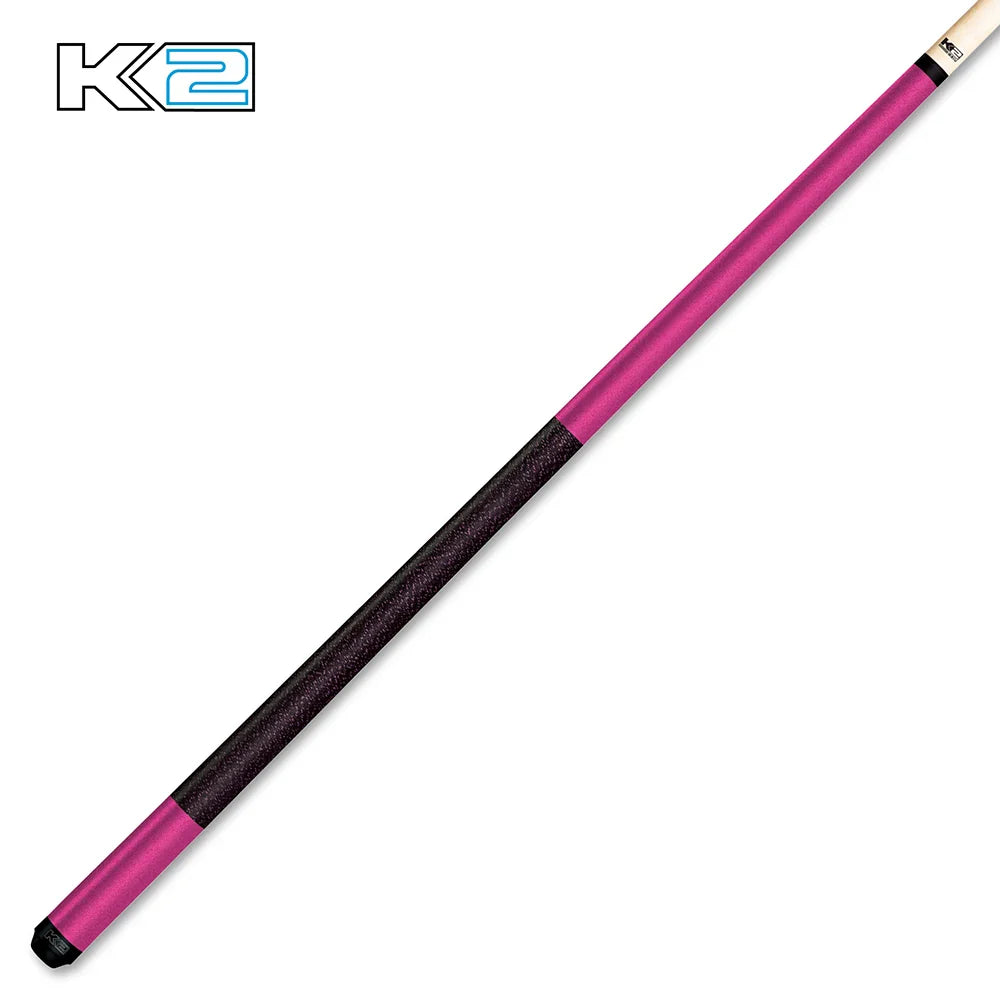 K2 Matte Metallic Pool Cue with Irish Linen Grip