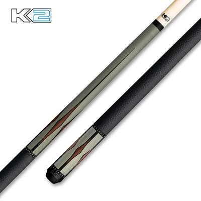 K2 Matte Grey Cue with Floating Cocobolo Inlay