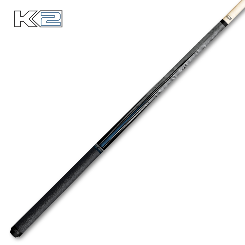 KODA K2 Cue Stick with Vibrant Stripes and Sleek Grey Finish