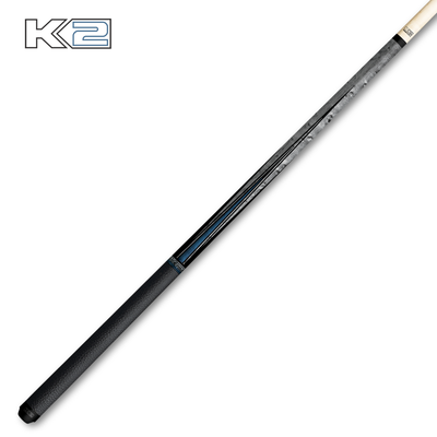 KODA K2 Cue Stick with Vibrant Stripes and Sleek Grey Finish