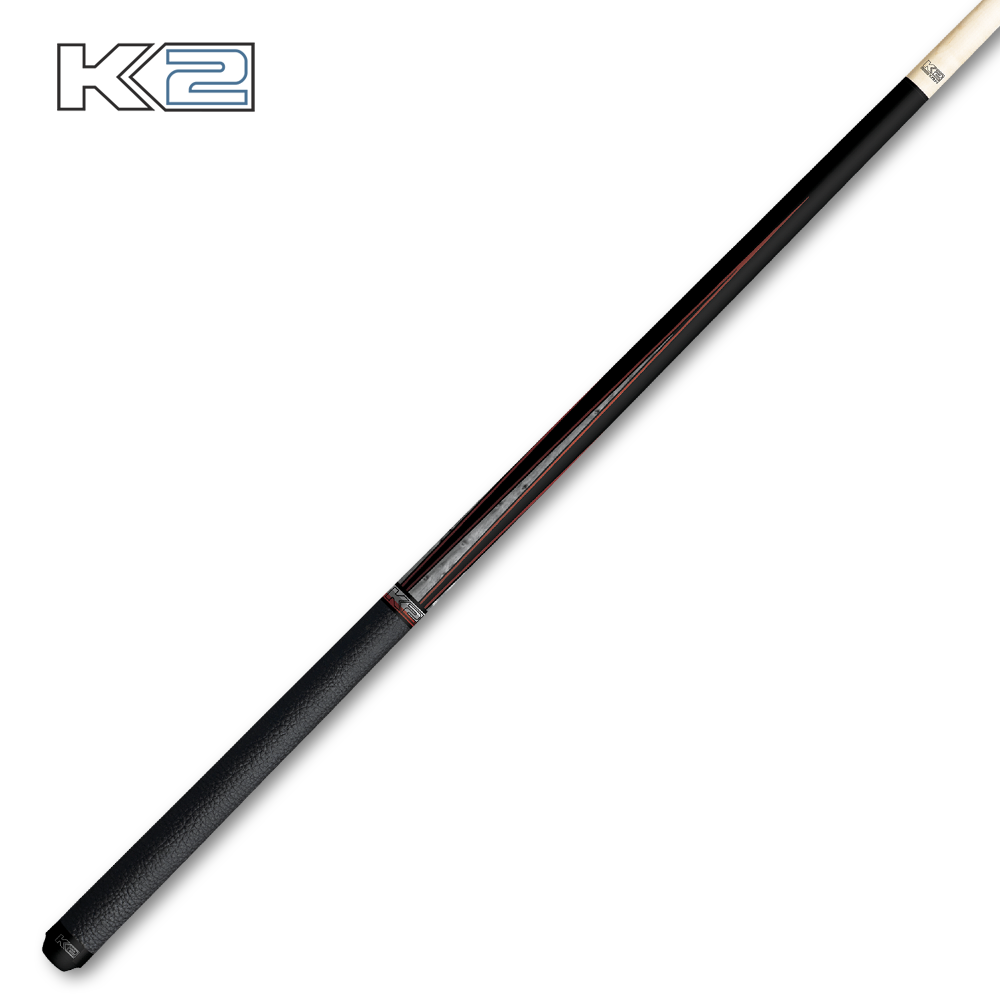 KODA K2 Cue Stick with Vibrant Stripes and Sleek Grey Finish