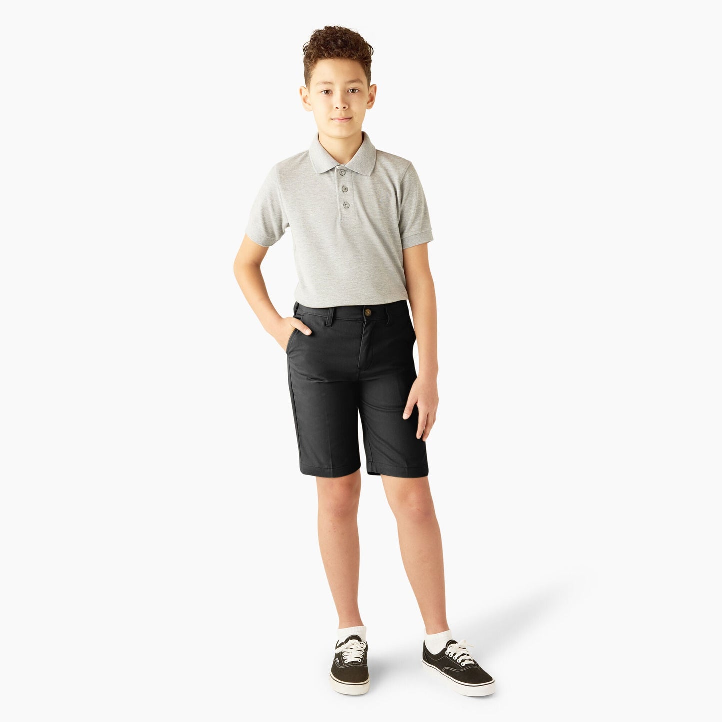 Boys' FLEX Slim Fit Chino Shorts, 8-20