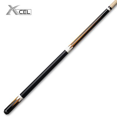 Elegant Bocote Cue Stick with Black-White Linen Wrap