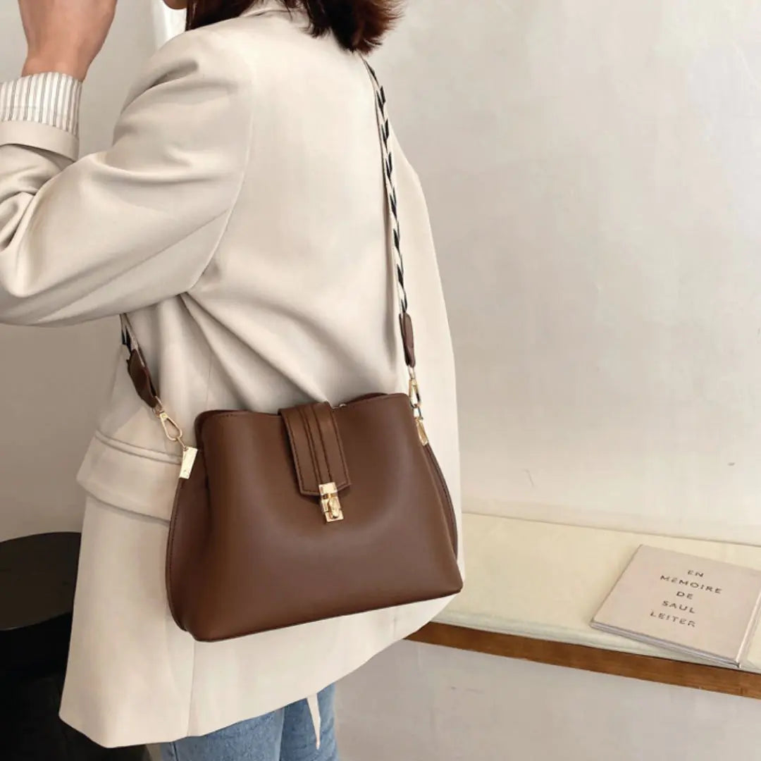 Bolso de Hombro a Cuadros Chic