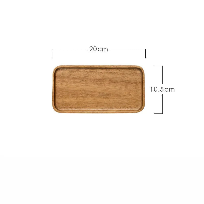 Platos de Madera Hechos a Mano - Elegantes Bandejas Cuadradas