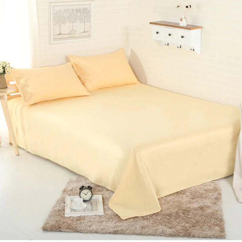 Drap housse en coton premium en une seule pièce