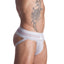 GYM Supporter Athlétique Classique pour Homme à Large Bande de 3" - X-Large Gris Chiné