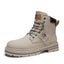 Bottes en cuir hautes premium pour hommes