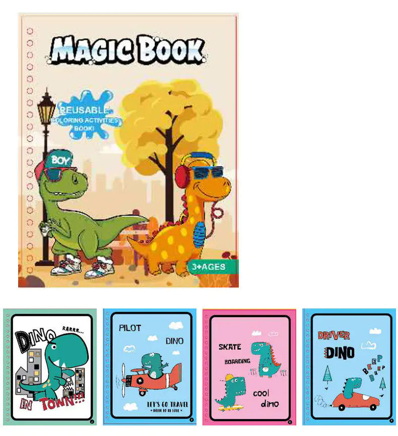 Libro de Pintura Mágica con Agua para Niños