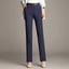 Pantalones de Oficina de Pierna Recta para Mujer YUEY