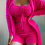 Conjunto de Pijamas de Terciopelo Lujoso