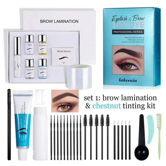 Kit de Laminado y Tinte de Cejas para Cejas Definidas