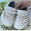 Pearl Chain Shoe Charms for Crocs and Sandals - Elegant Accessories