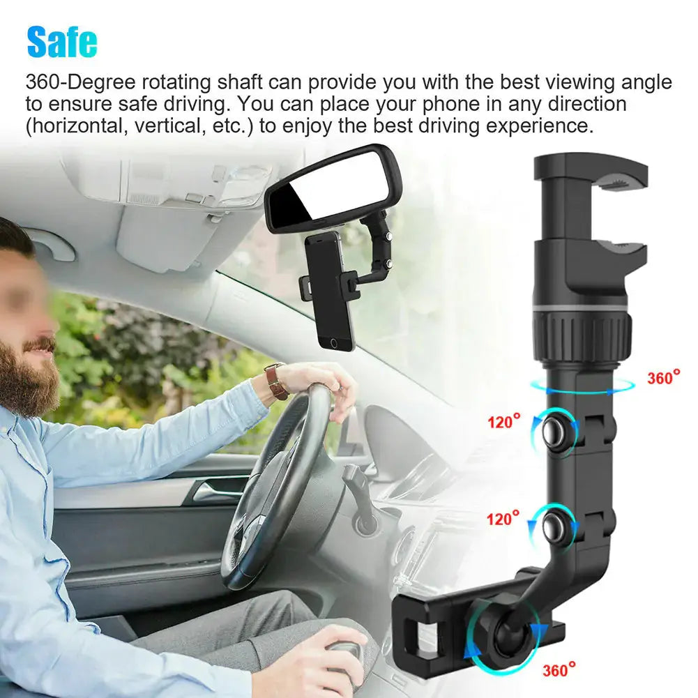 Soporte de Teléfono Premium de 360 Grados para Coches