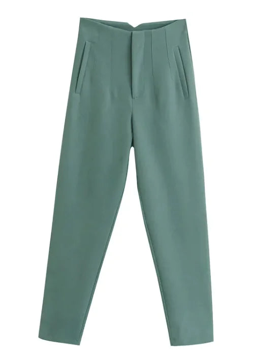 Pantalons crayon taille haute élégants pour femmes