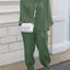 Women's Wrinkle-Resistant Long Sleeve Shirt Set