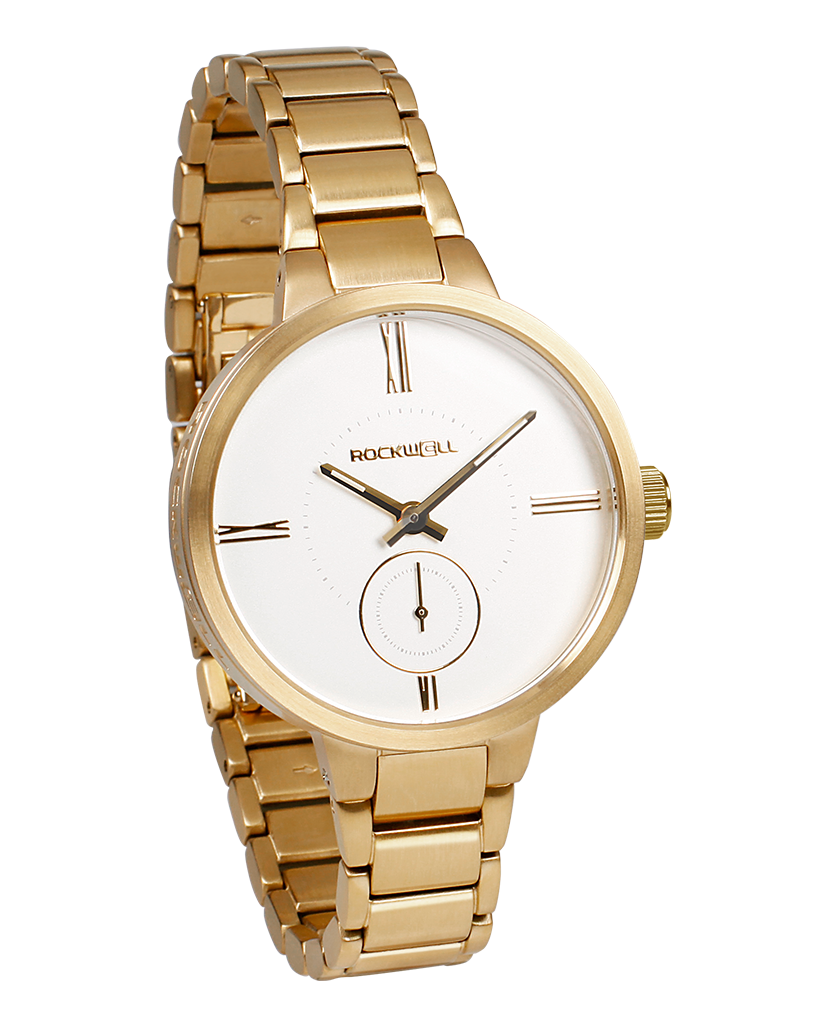 Elegant Kennedy Gold & White Watch for Every Occasion - Korvel