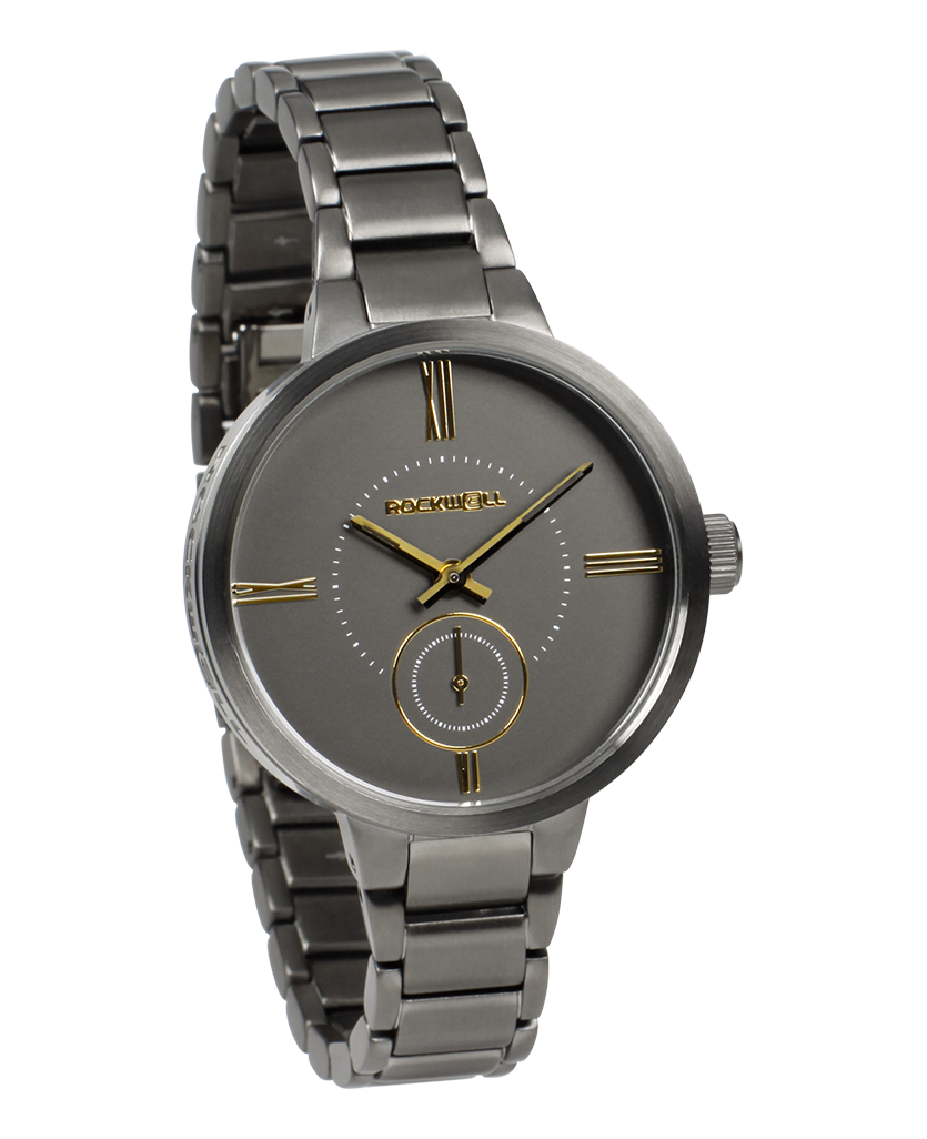 Kennedy Gunmetal/Gold Watch