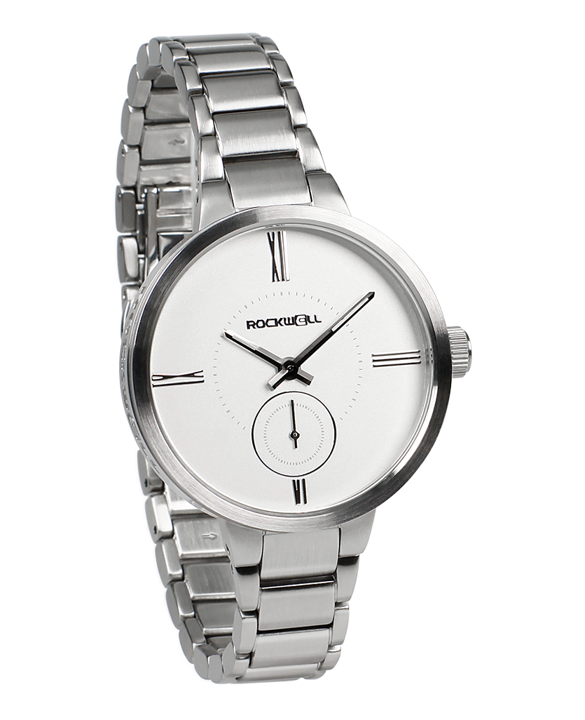 Kennedy Silver/White Watch