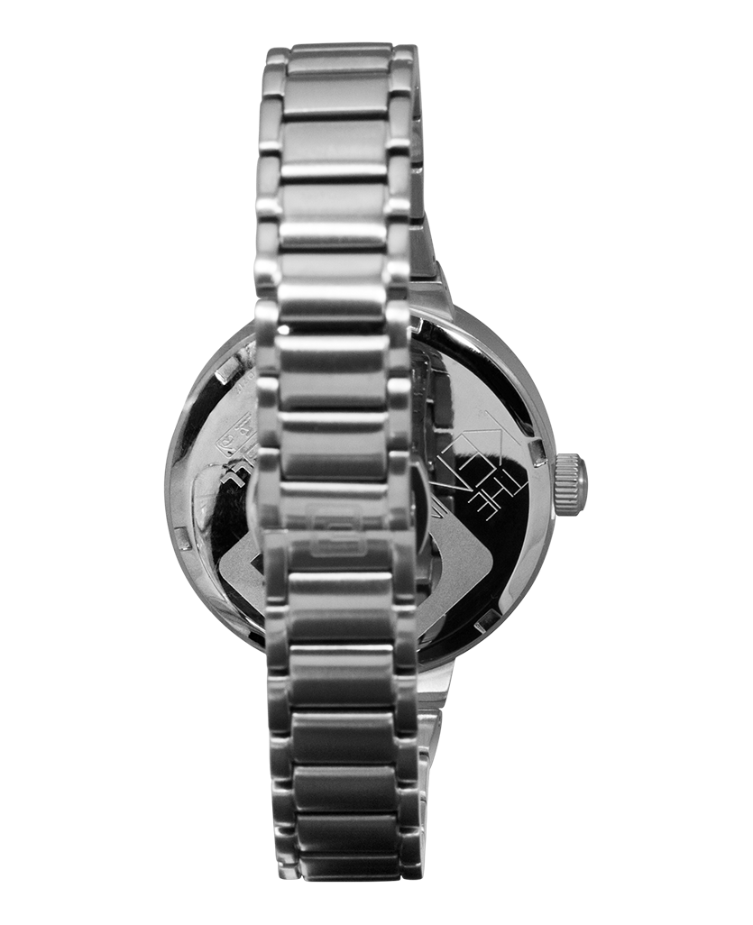 Kennedy Silver/White Watch