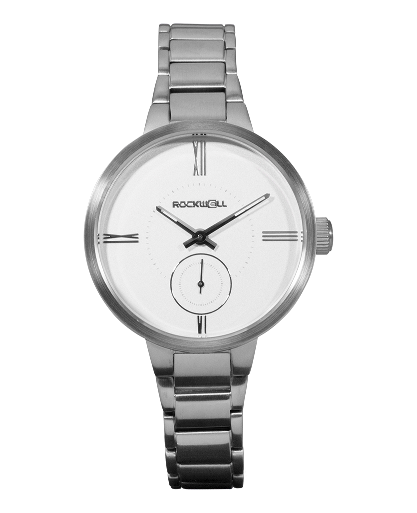 Kennedy Silver/White Watch