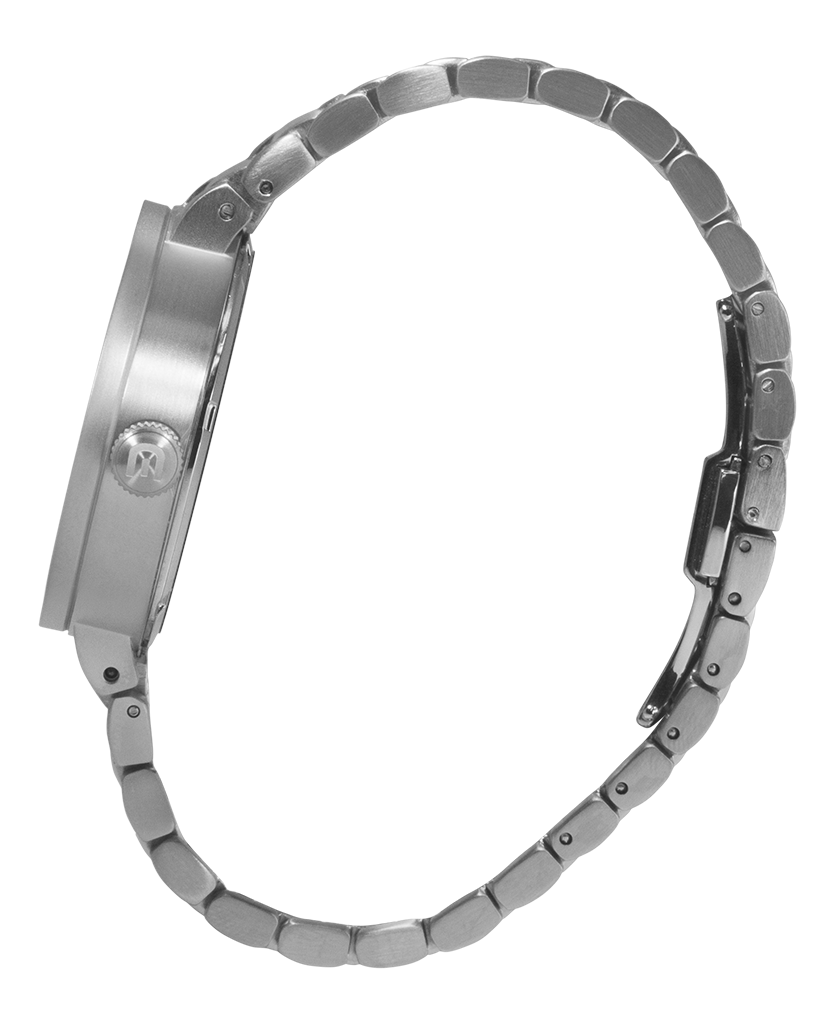 Kennedy Silver/White Watch