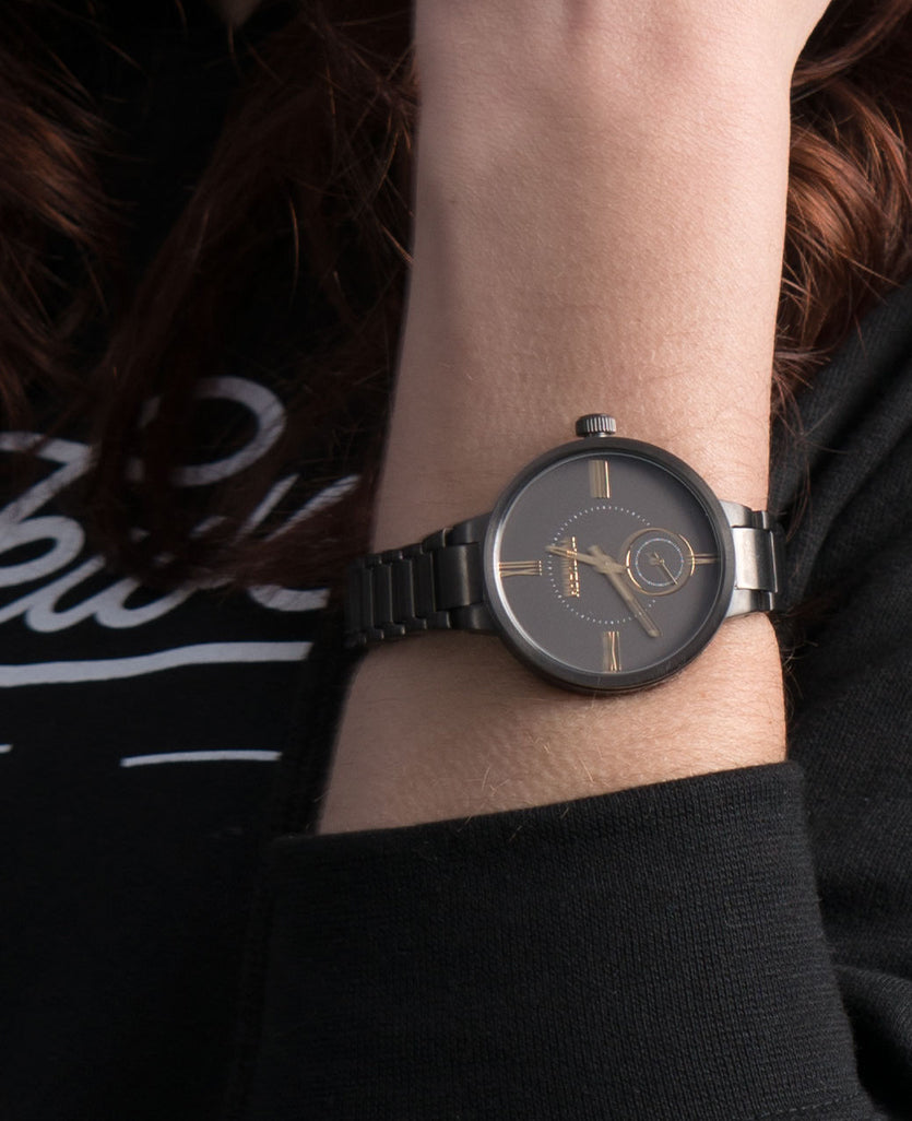 Kennedy Gunmetal/Gold Watch