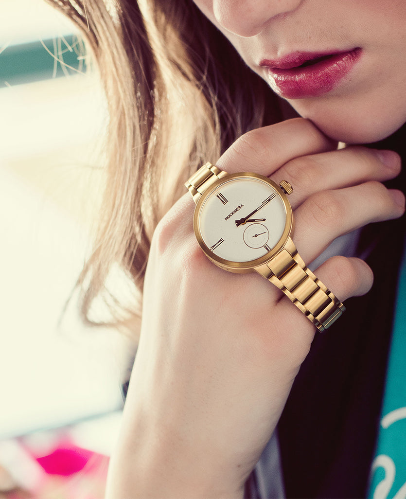 Elegant Kennedy Gold & White Watch for Every Occasion - Korvel