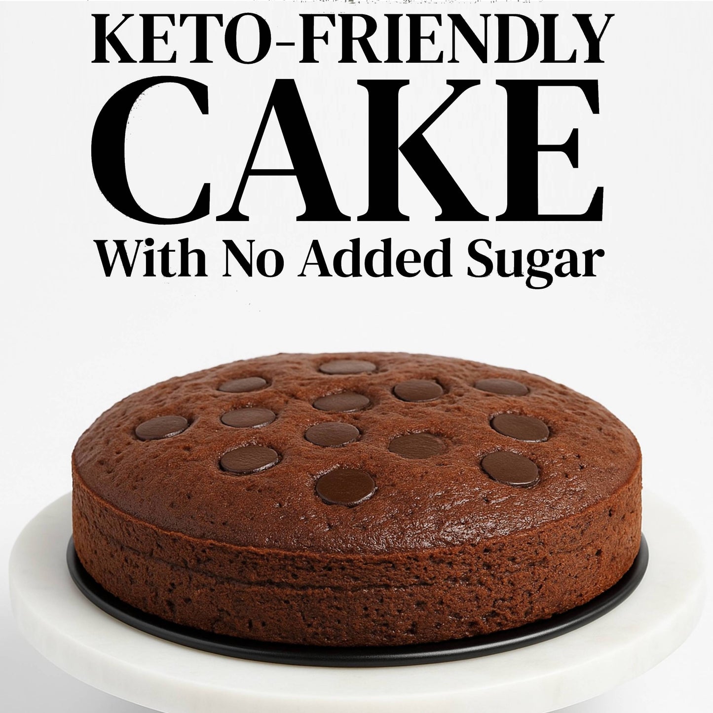 Pastel de Trufa de Chocolate Keto Sin Azúcar Andy Anand - 9" Delicia Gourmet