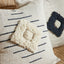 Khanya Throw Pillow in Grey and White