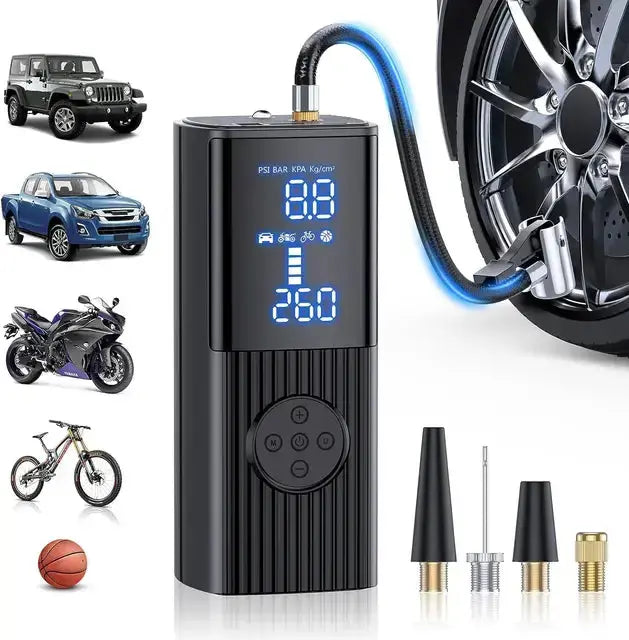 Compresseur d'air Power Tire Inflator - Efficace et Portable