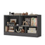 Kids 2-Shelf Bookcase with 5-Cube Storage - Gray