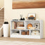 Kids 2-Shelf Bookcase with 5-Cube Storage - White